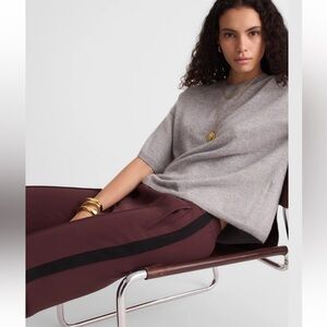 Madewell Women's Burgundy/Brownish Boot Pull on track Pant XS NWT